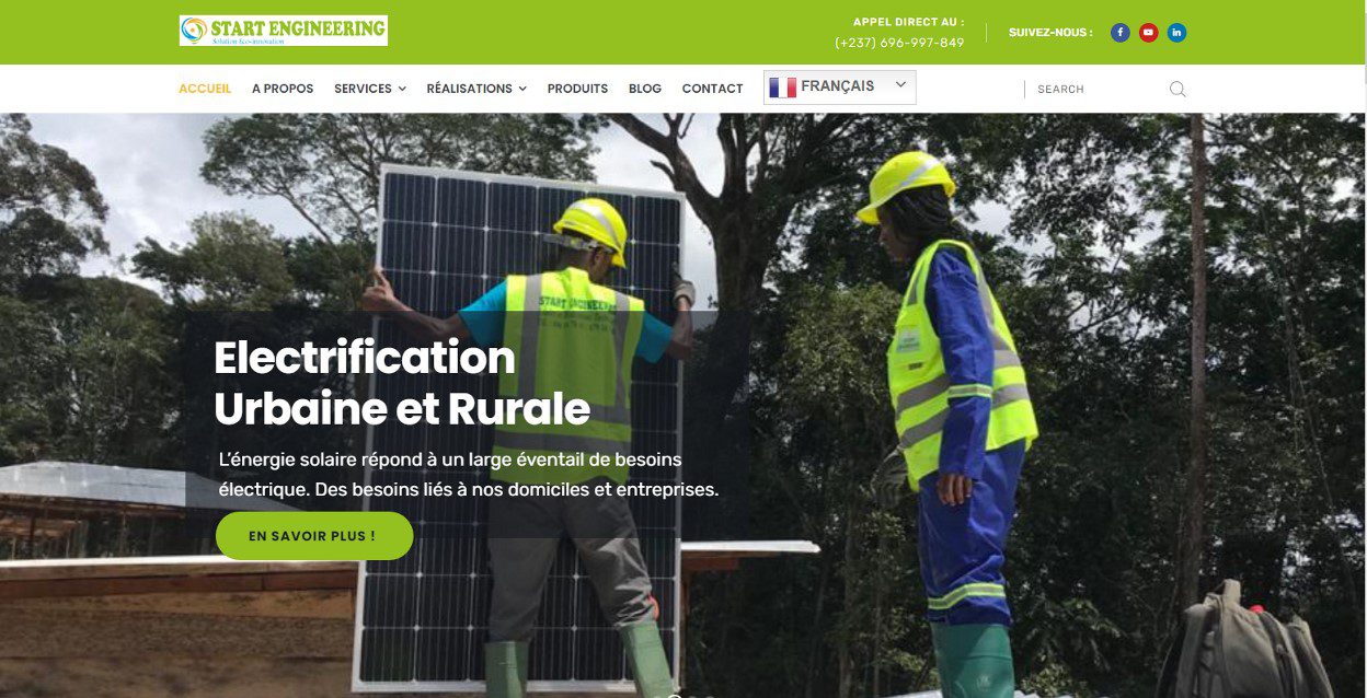 Startengineering website 11 accueil2_startengineering.cm