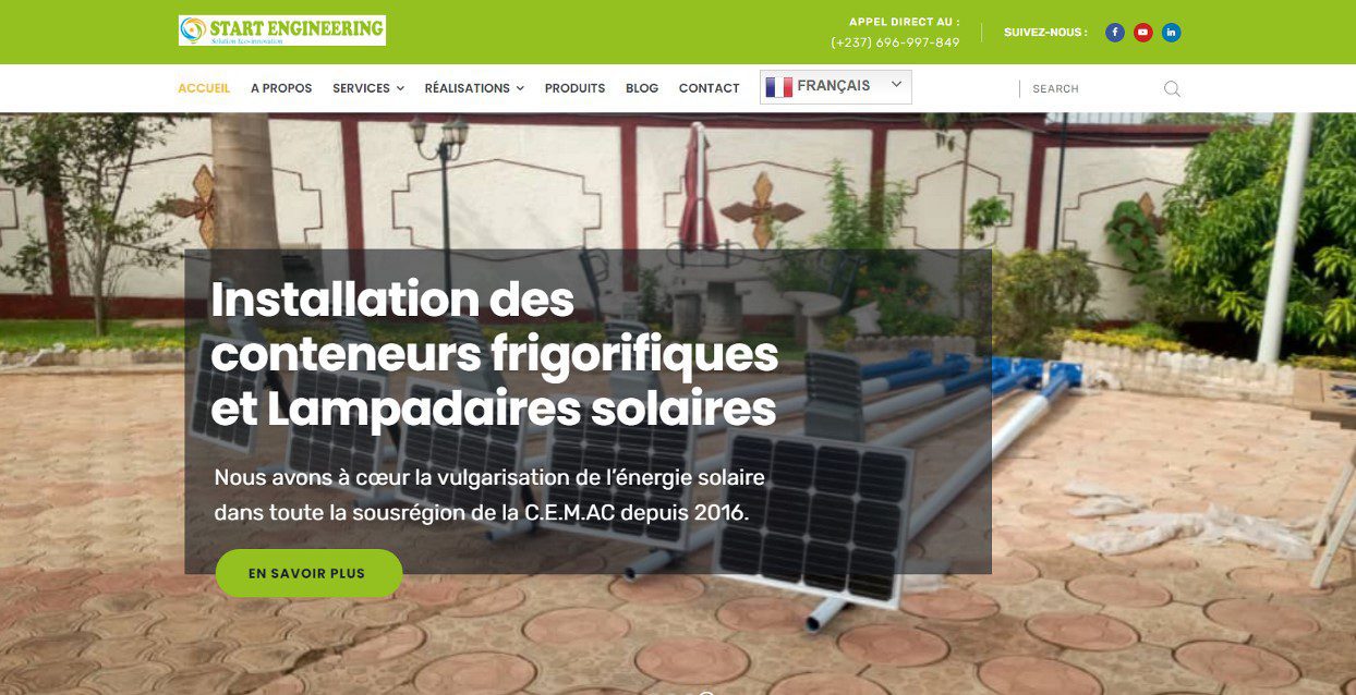Startengineering website 10 accueil4_startengineering.cm